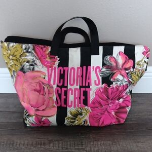 Victoria's Secret Black and Pink Tote Rare